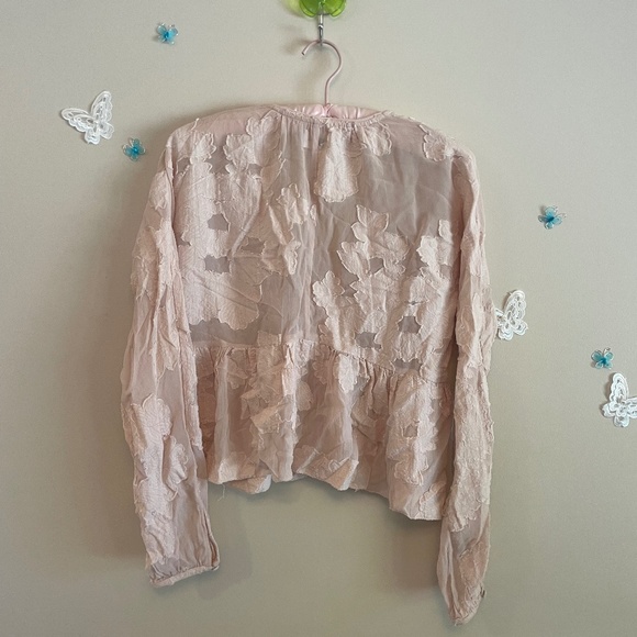 Wilfred Romantic Blush Pink Blouse - Picture 3 of 5